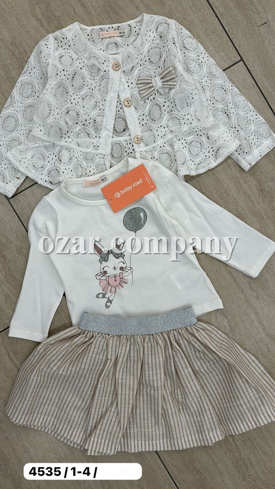 Костюм Тройка Для Девочки Baby Rose (1-2-3-4лет)