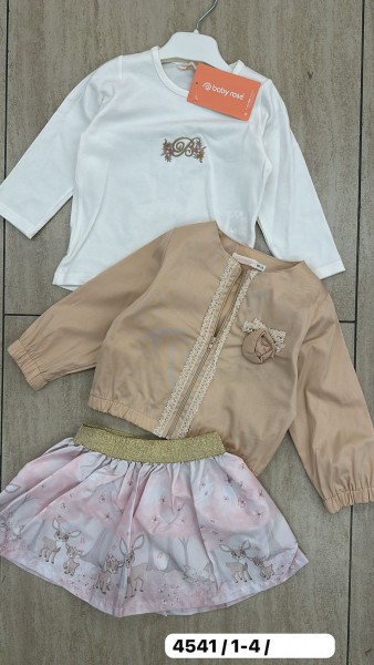 Костюм Тройка Для Девочки Baby Rose (1-2-3-4лет)