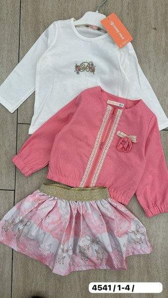 Костюм Тройка Для Девочки Baby Rose (1-2-3-4лет)