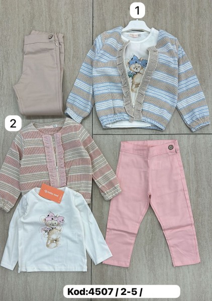 Костюм Тройка Для Девочки Baby Rose (2-3-4-5лет)