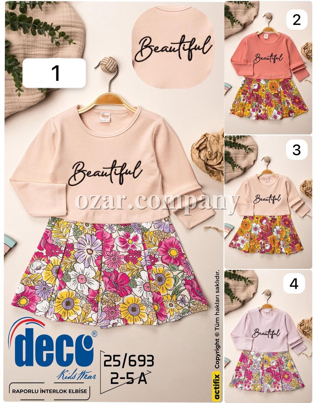 Платье Для Девочки Deco (2-3-4-5лет) 