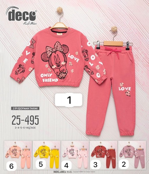Костюм Двунитка Для Девочки Deco (3-4-5-6лет) 