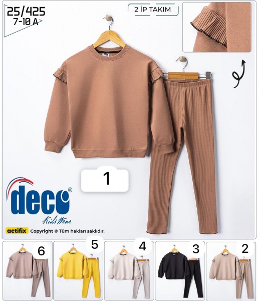 Костюм Двунитка Для Девочки Deco (7-8-9-10лет)