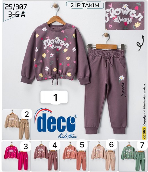 Костюм Двунитка Для Девочки Deco (3-4-5-6лет) 