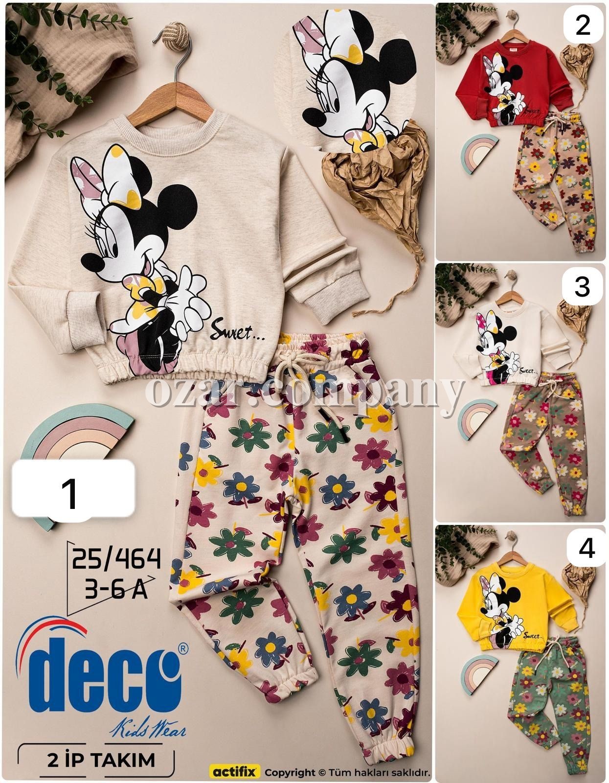 Костюм Двунитка Для Девочки Deco (3-4-5-6лет) 