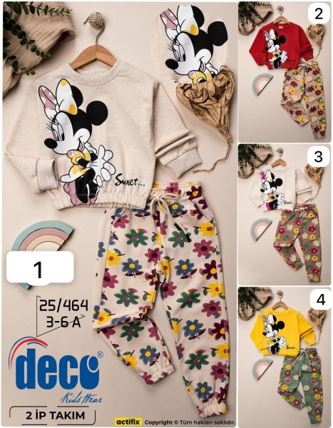 Костюм Двунитка Для Девочки Deco (3-4-5-6лет) 