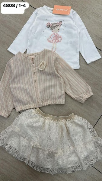 Костюм Тройка Для Девочки Baby Rose (1-2-3-4лет)