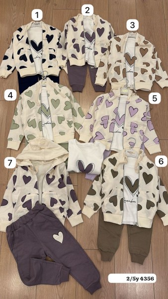 Костюм Тройка Для Девочки Partner (2-3-4-5лет)