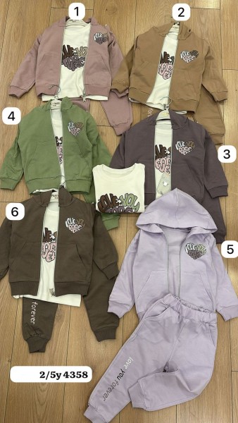Костюм Тройка Для Девочки Partner (2-3-4-5лет)