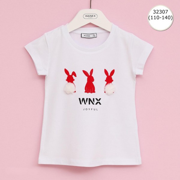 Футболка Для Девочки Wanex (5-6-7-8-9-10лет)
