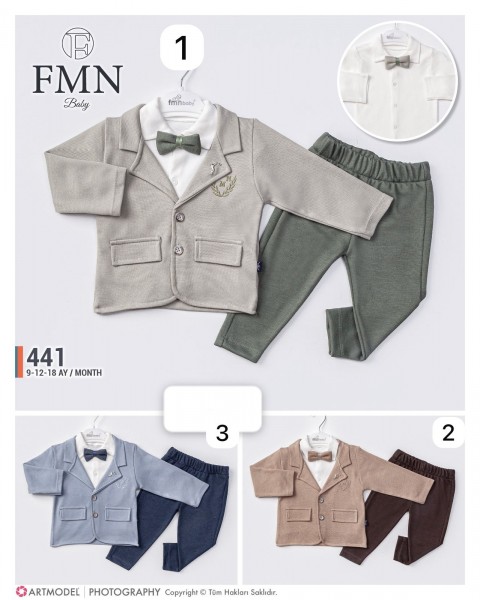 Костюм Тройка Для Мальчика FMN Baby (9-12-18мес.)