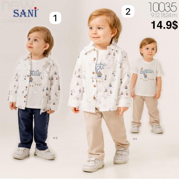 Костюм Тройка Для Мальчика Sani (9-12-18-24мес.) 