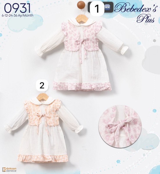 Платье Для Девочки Bebedexs (6-12-24-36мес.)