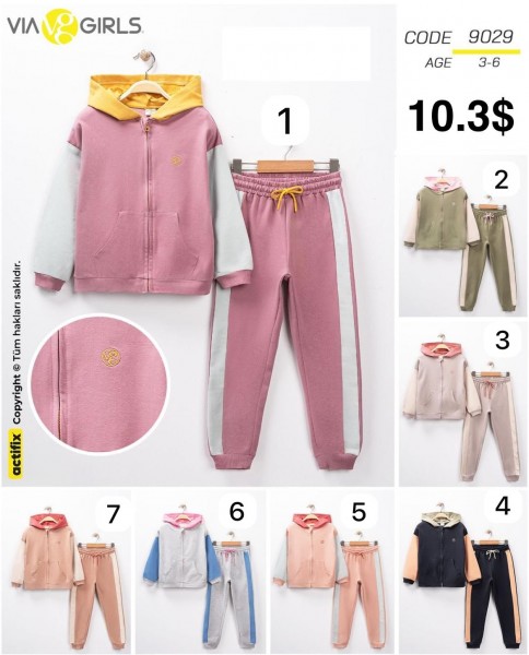 Костюм Для Девочки Via Girls (3-4-5-6лет) 