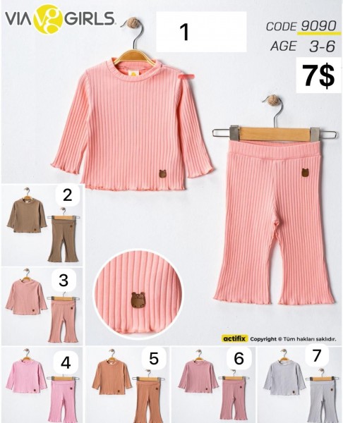 Костюм Для Девочки Via Girls (3-4-5-6лет) 