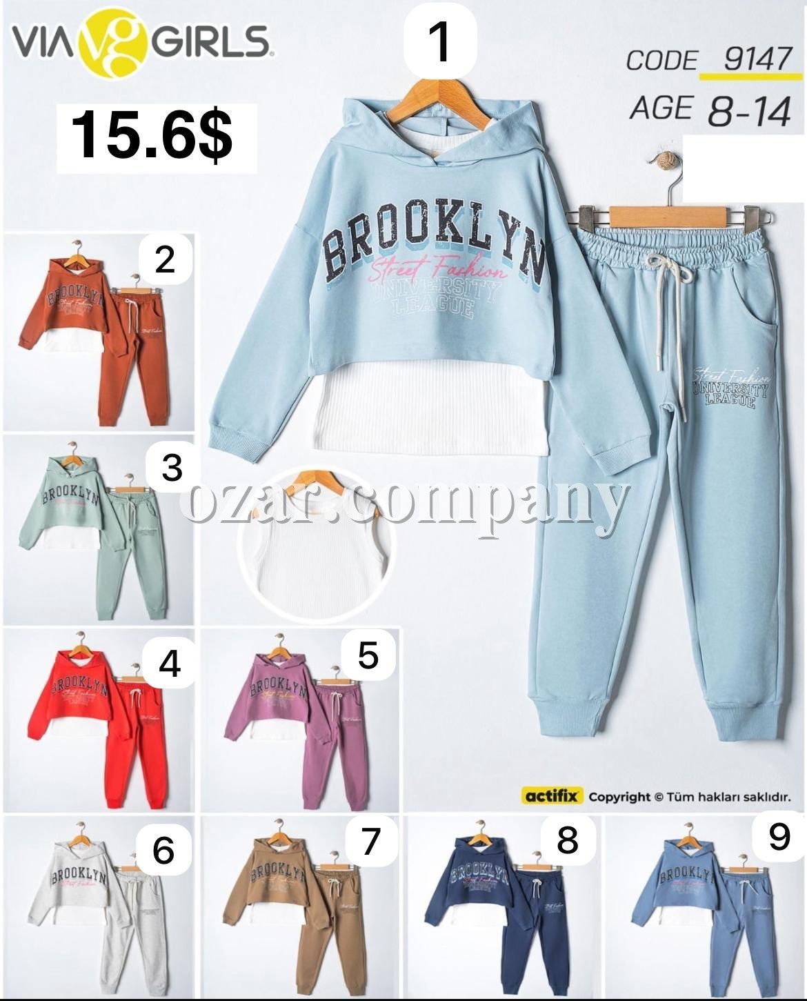 Костюм Для Девочки Via Girls (8-10-12-14лет) 