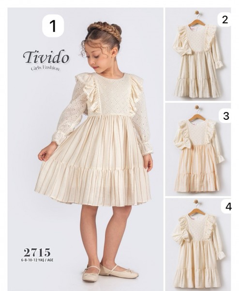 Платье Для Девочки Tivido (6-8-10-12лет) 