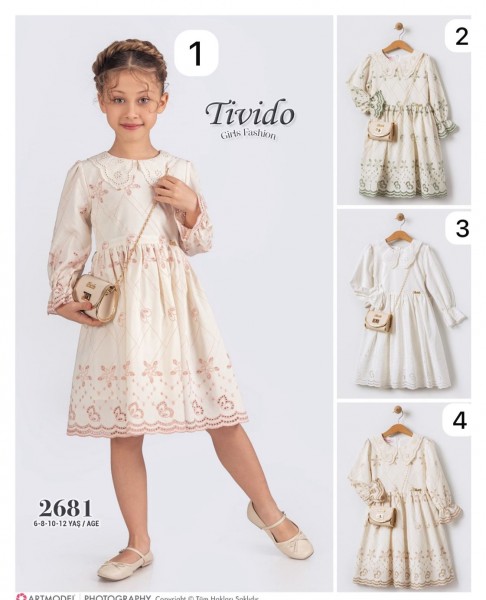 Платье Для Девочки Tivido (6-8-10-12лет) 