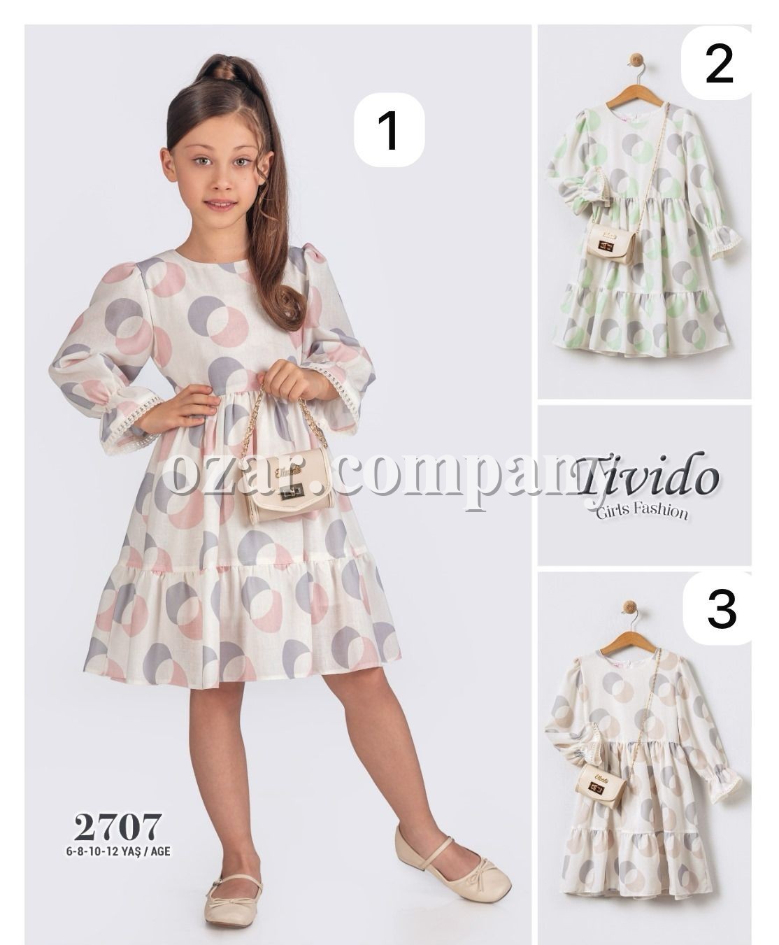 Платье Для Девочки Tivido (6-8-10-12лет) 