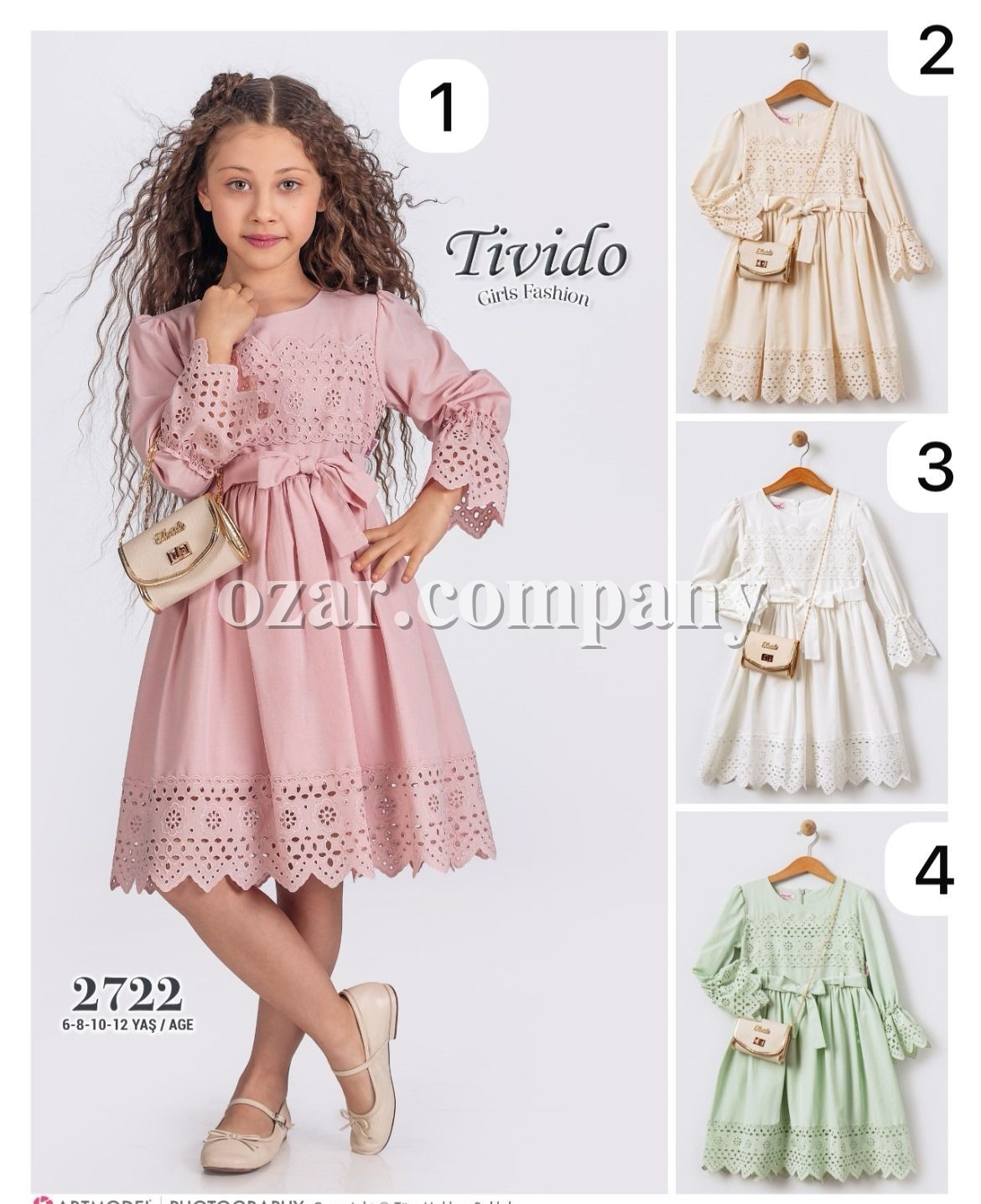 Платье Для Девочки Tivido (6-8-10-12лет) 