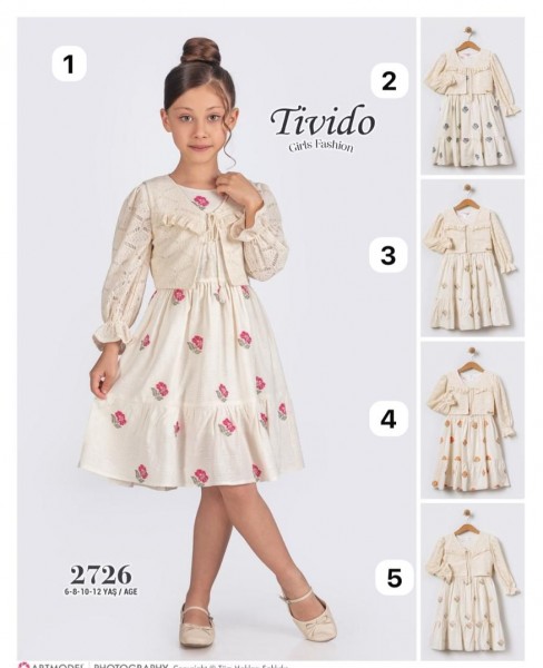 Платье Для Девочки Tivido (6-8-10-12лет) 
