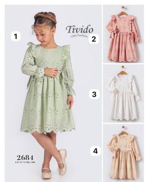 Платье Для Девочки Tivido (6-8-10-12лет) 