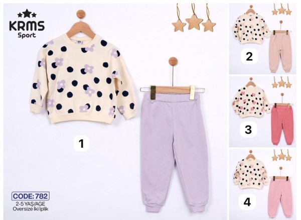 Костюм Двунитка Для Девочки KRMS (2-3-4-5лет) 