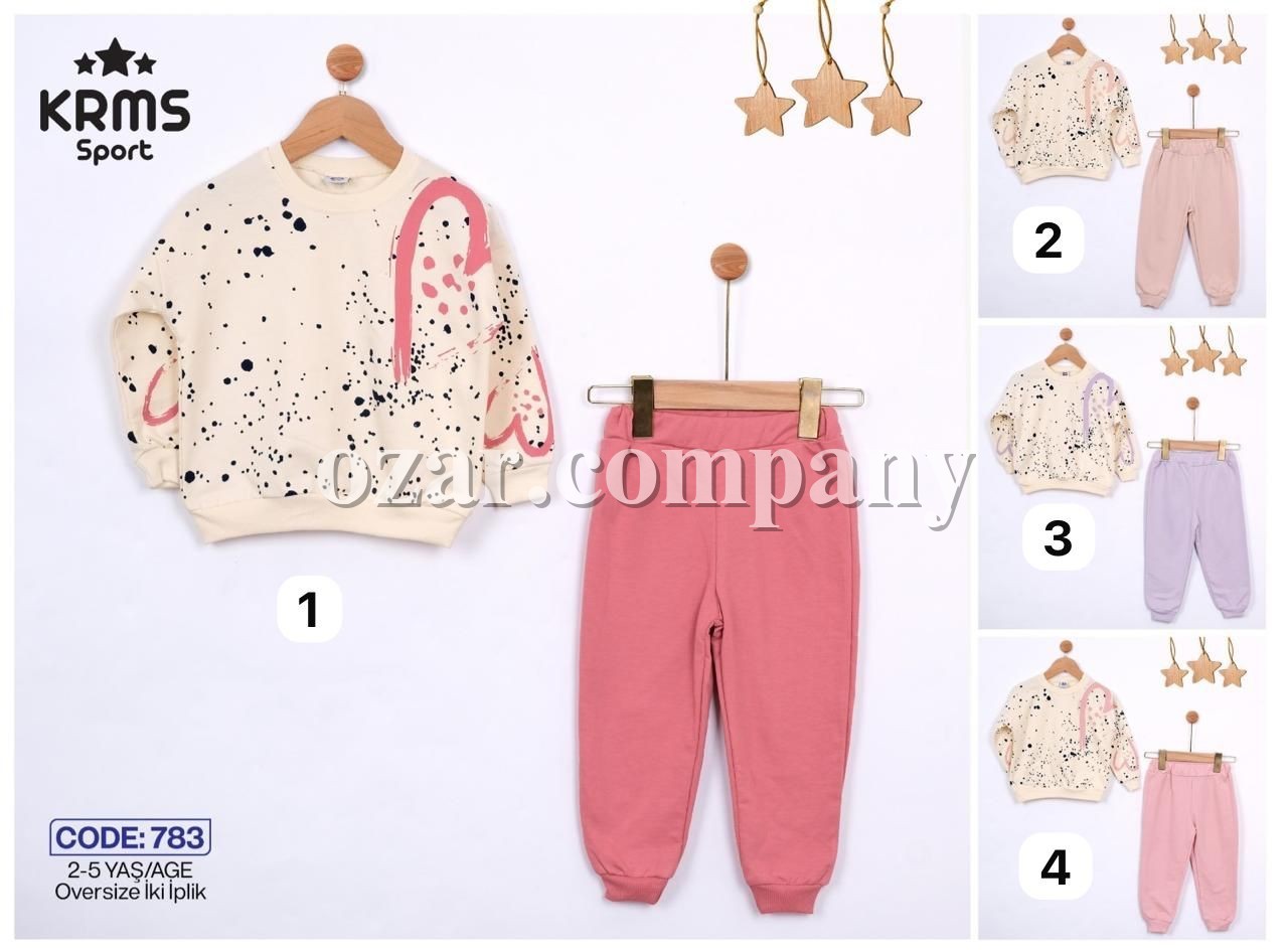 Костюм Двунитка Для Девочки KRMS (2-3-4-5лет) 
