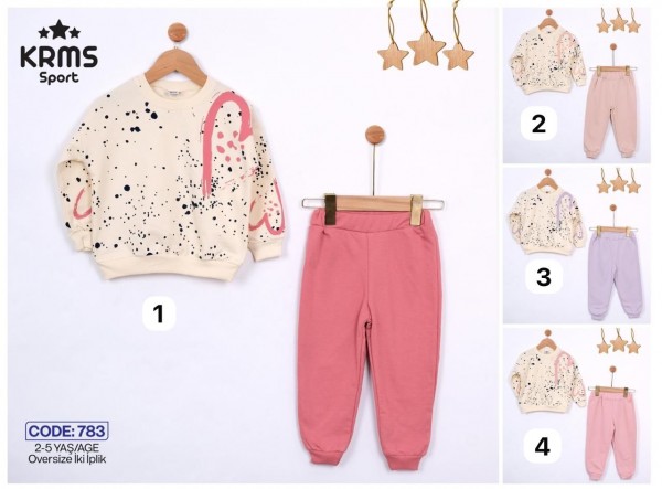 Костюм Двунитка Для Девочки KRMS (2-3-4-5лет) 