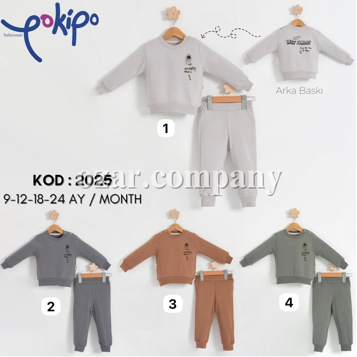 Трикотажный Костюм Для Мальчика Pokipo (9-12-18-24мес.)