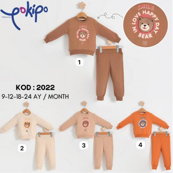 Трикотажный Костюм Для Мальчика Pokipo (9-12-18-24мес.)