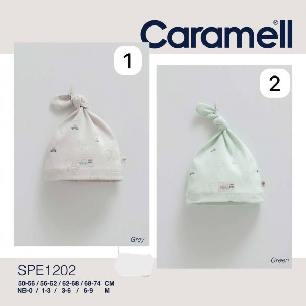 Шапочка Для Мальчика Caramell (0/1-3/3-6/6-9мес.)