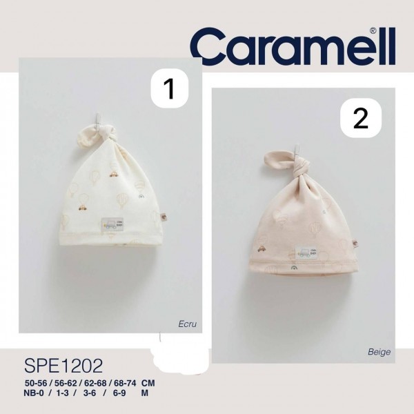 Шапочка Для Мальчика Caramell (0/1-3/3-6/6-9мес.)
