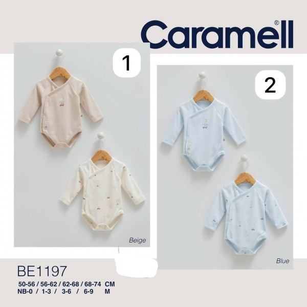 Пара Бодиков Для Мальчика Caramell (0/1-3/3-6/6-9мес.)