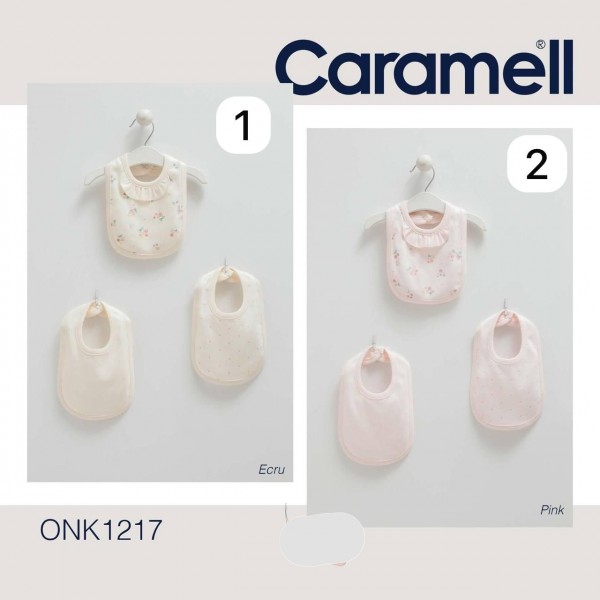 Комплект Слюнявчиков Для Девочки Caramell (0-24мес.)