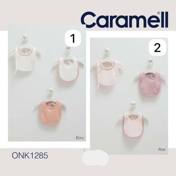 Комплект Слюнявчиков Для Девочки Caramell (0-12мес.)