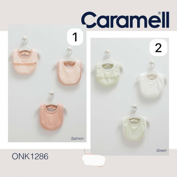 Комплект Слюнявчиков Для Девочки Caramell (0-12мес.)