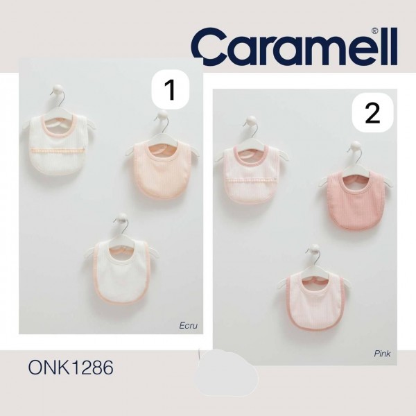 Комплект Слюнявчиков Для Девочки Caramell (0-12мес.)