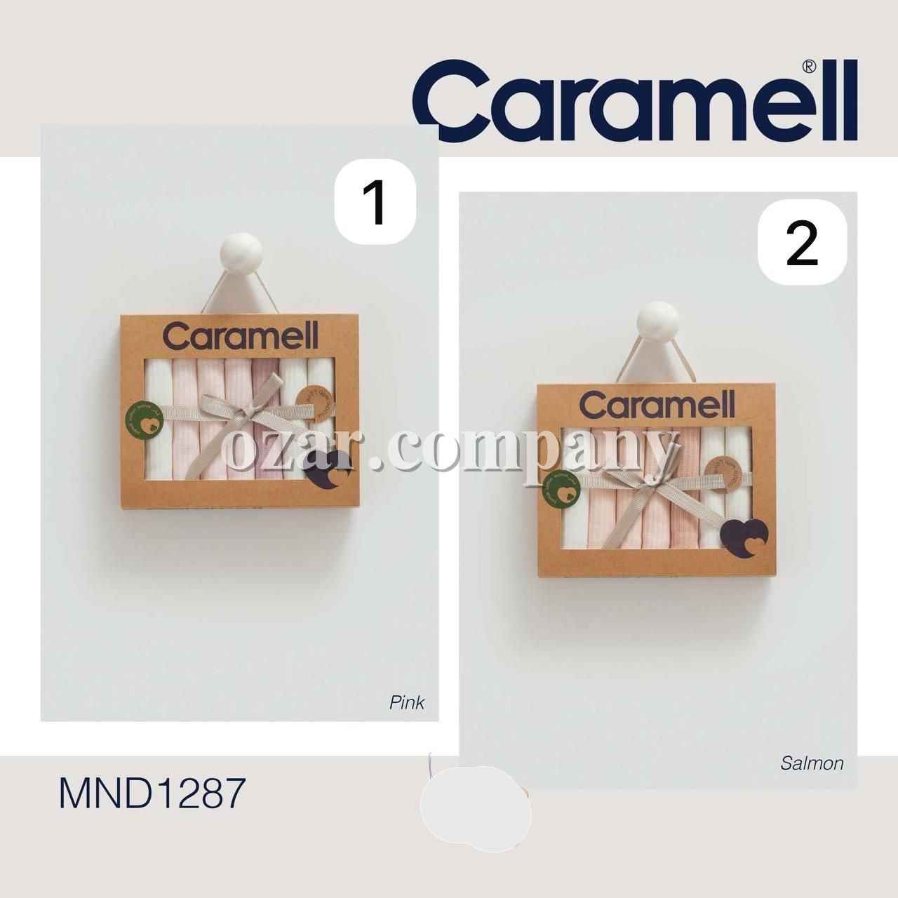 Коробочный Набор Платочков Caramell (0-24мес.)