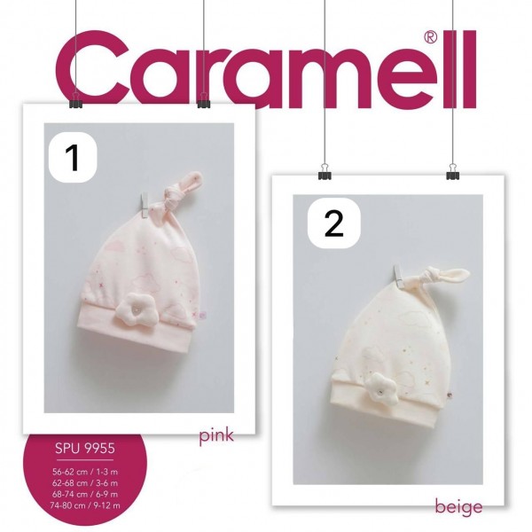 Шапочка Для Новорождённых Caramell (1-3/3-6/6-9/9-12мес.)