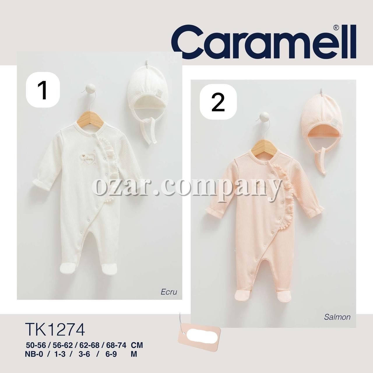 Человечек Для Девочки Caramell (0/1-3/3-6/6-9мес.)
