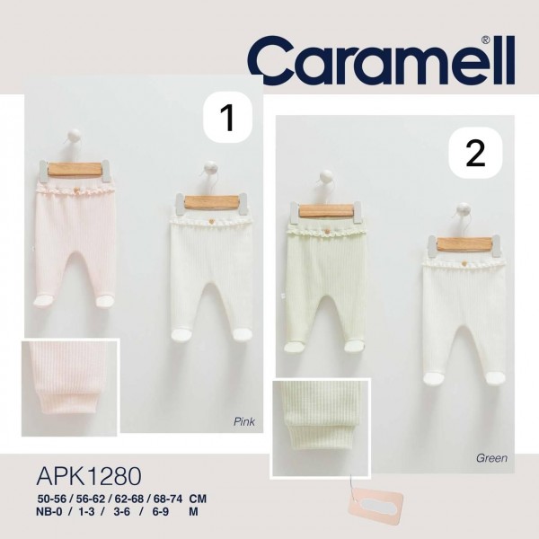 Пара Ползунков Для Девочки Caramell (0/1-3/3-6/6-9мес.)