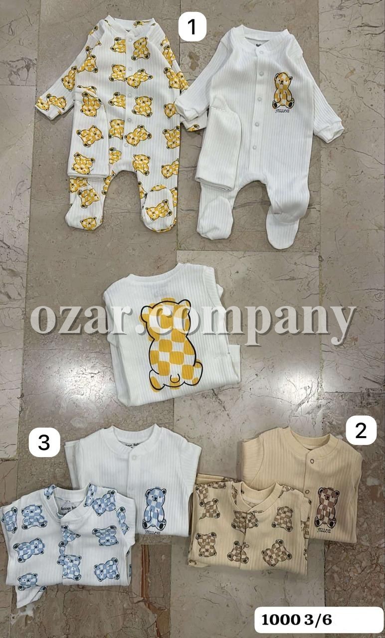 Комплект Человечков Для Мальчика Ballon Baby (3-6мес.)