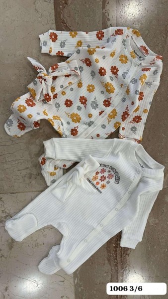 Комплект Человечков Для Девочки Ballon Baby (3-6мес.)