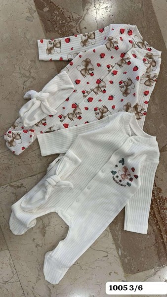 Комплект Человечков Для Девочки Ballon Baby (3-6мес.)