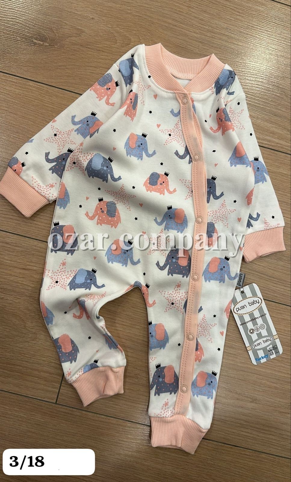Человечек Для Девочки Puan Baby (3-6/6-9/9-12/12-18мес.)