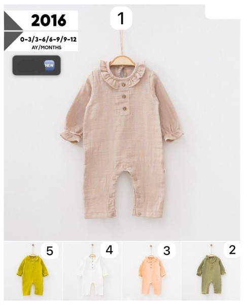 Муслиновый Человечек Для Девочки SD Baby (0-3/3-6/6-9/9-12мес.)