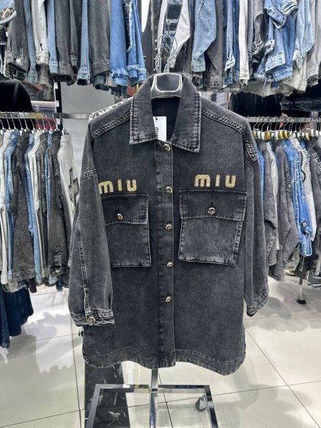 Женский Джинсовый Пиджак Miu Miu