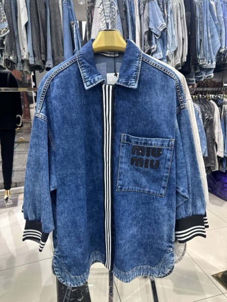 Женский Джинсовый Пиджак Miu Miu