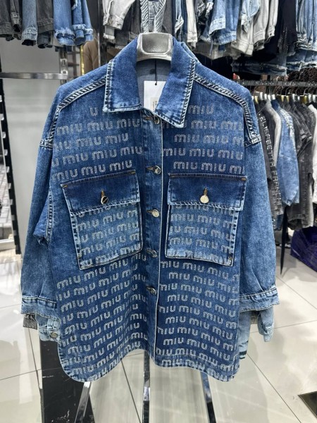 Женский Джинсовый Пиджак Miu Miu